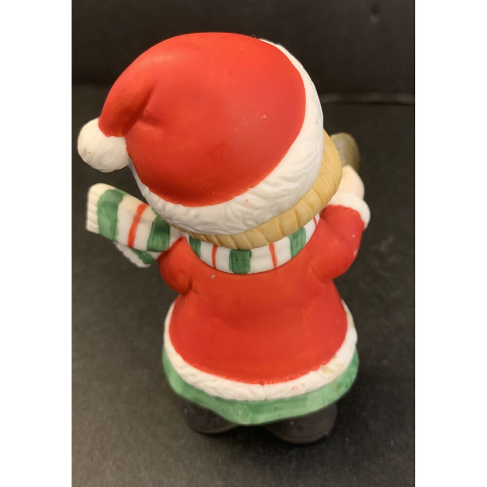 Three Homco Christmas Bisque Children Figures 5106 - Picture 7 of 10